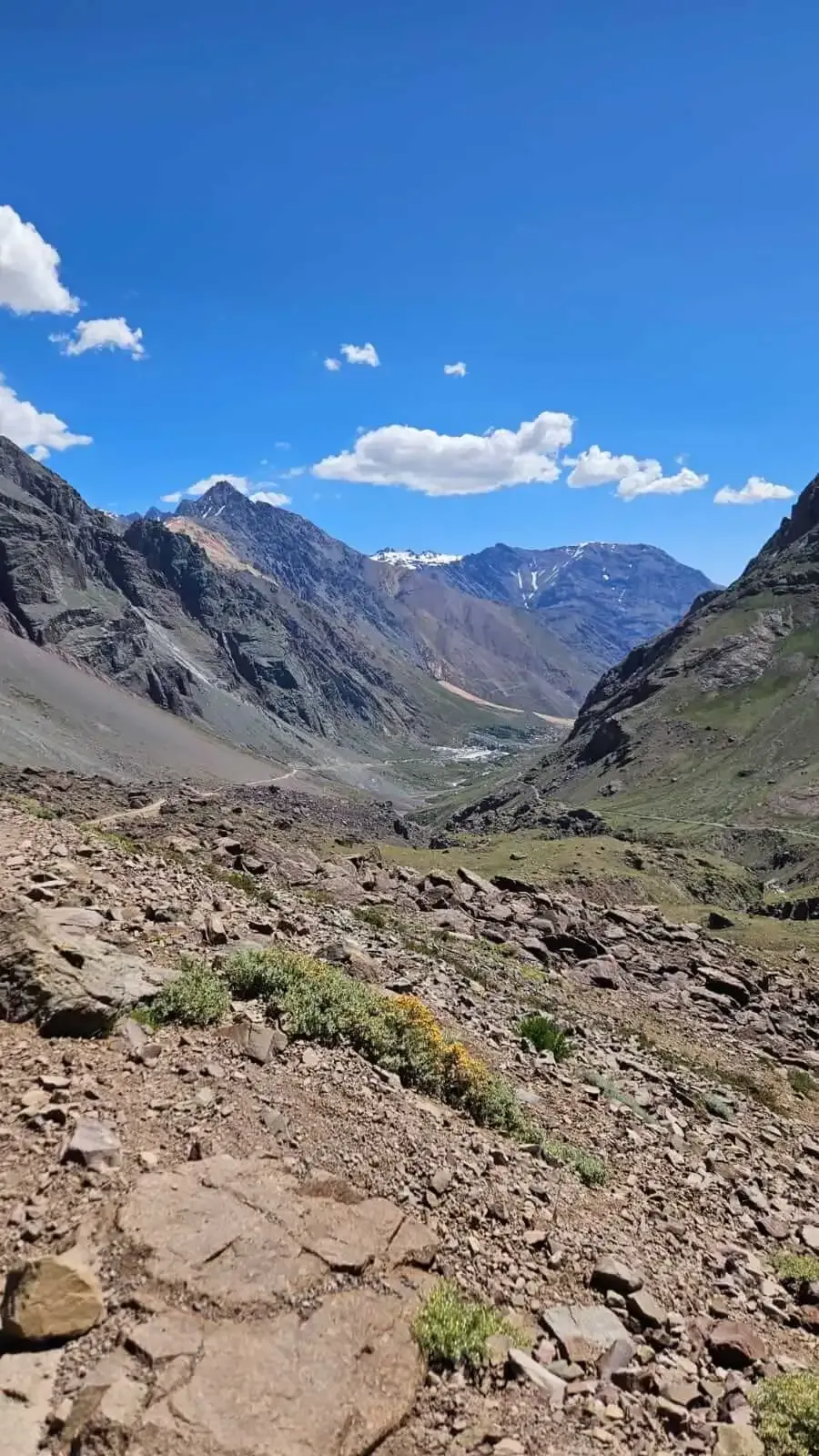 Andes hike near Santiago