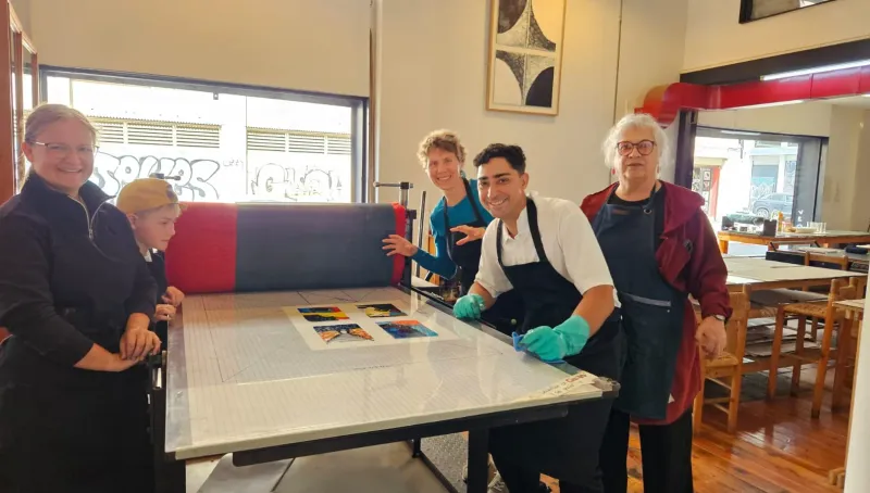 Inside CasaPlan: A Printmaking Workshop in Valparaiso After a Street Art Tour