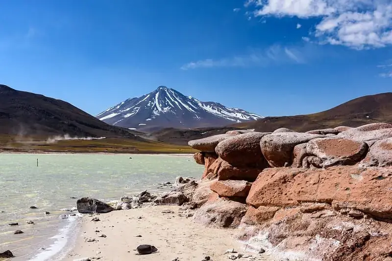 Paisaje de Rocas Rojas en Tour Privado por el Desierto de Atacama