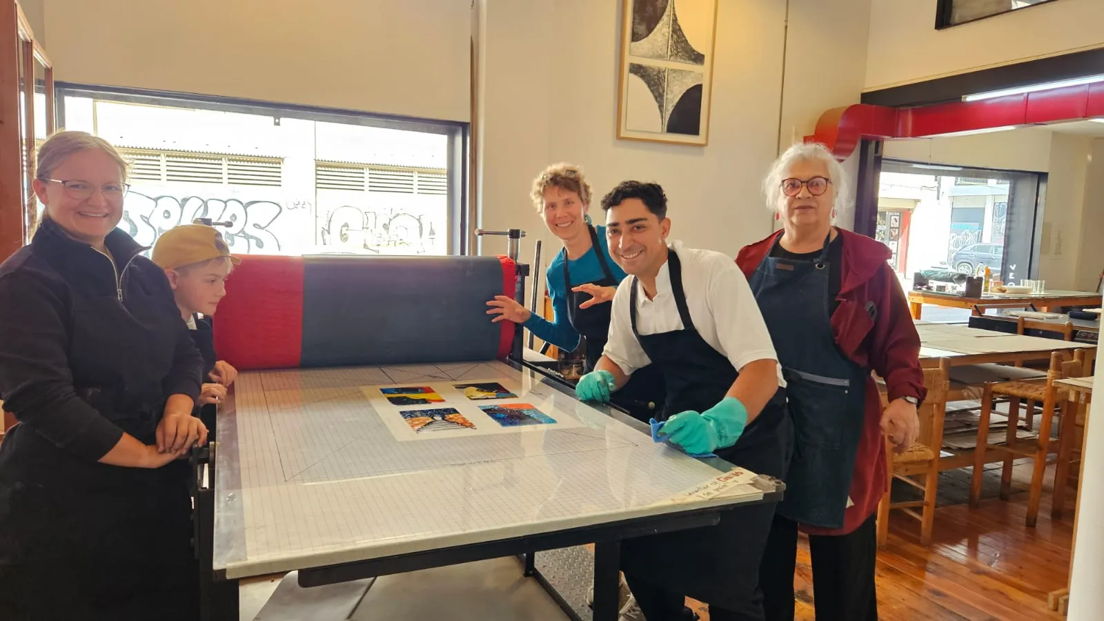 Inside CasaPlan: A Printmaking Workshop in Valparaiso After a Street Art Tour