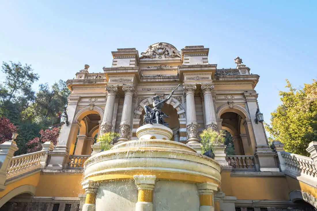Santa Lucía Hill viewpoint in Santiago, Chile
