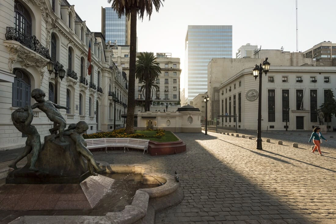 Santiago city view during shore excursion from San Antonio