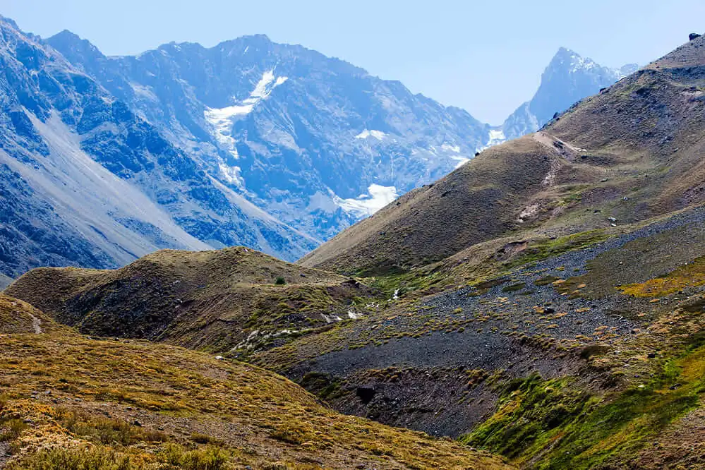 Stunning view of the Andes Mountains during a tour of Cajon del Maipo and El Yeso, Chile