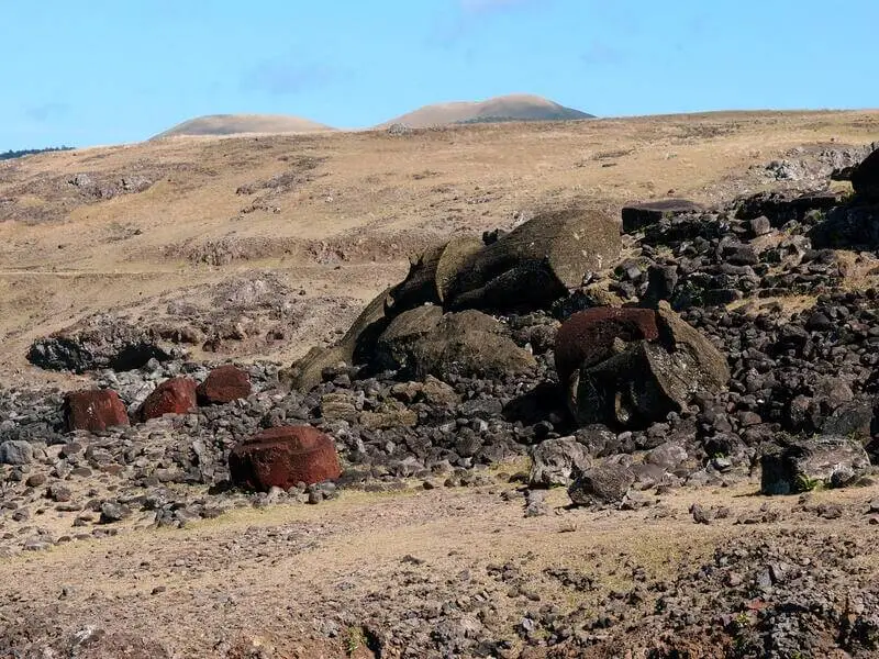 Moai Heads on Easter Island-3-Day Tour from Santiago