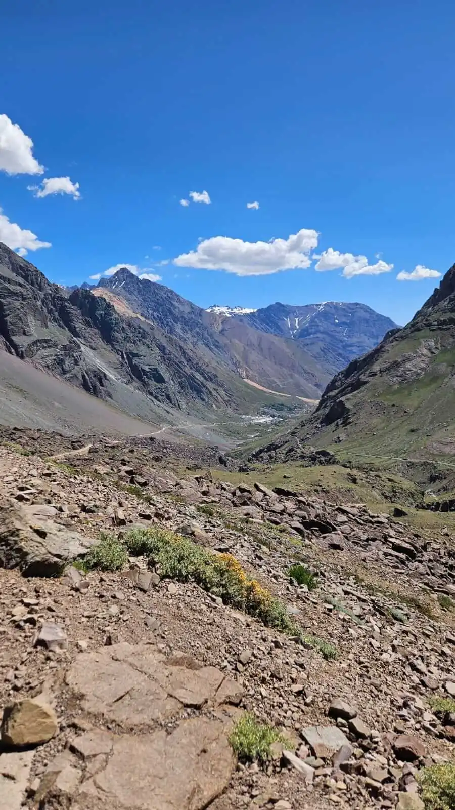 Andes hike near Santiago