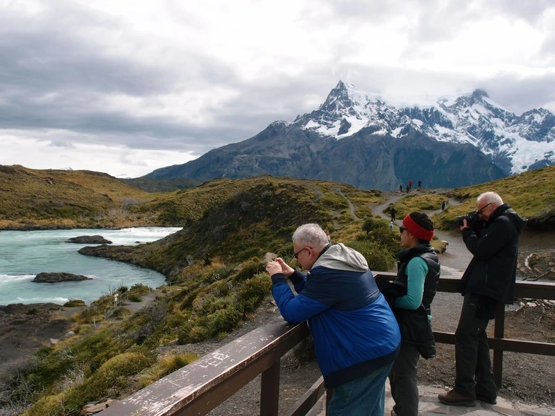 Torres del Paine Cuernos Lookout in Patagonia, Chile