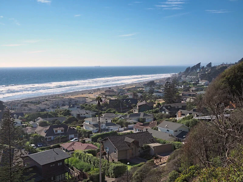 View of Concepcion Hill during a private tour to Valparaiso from Santiago