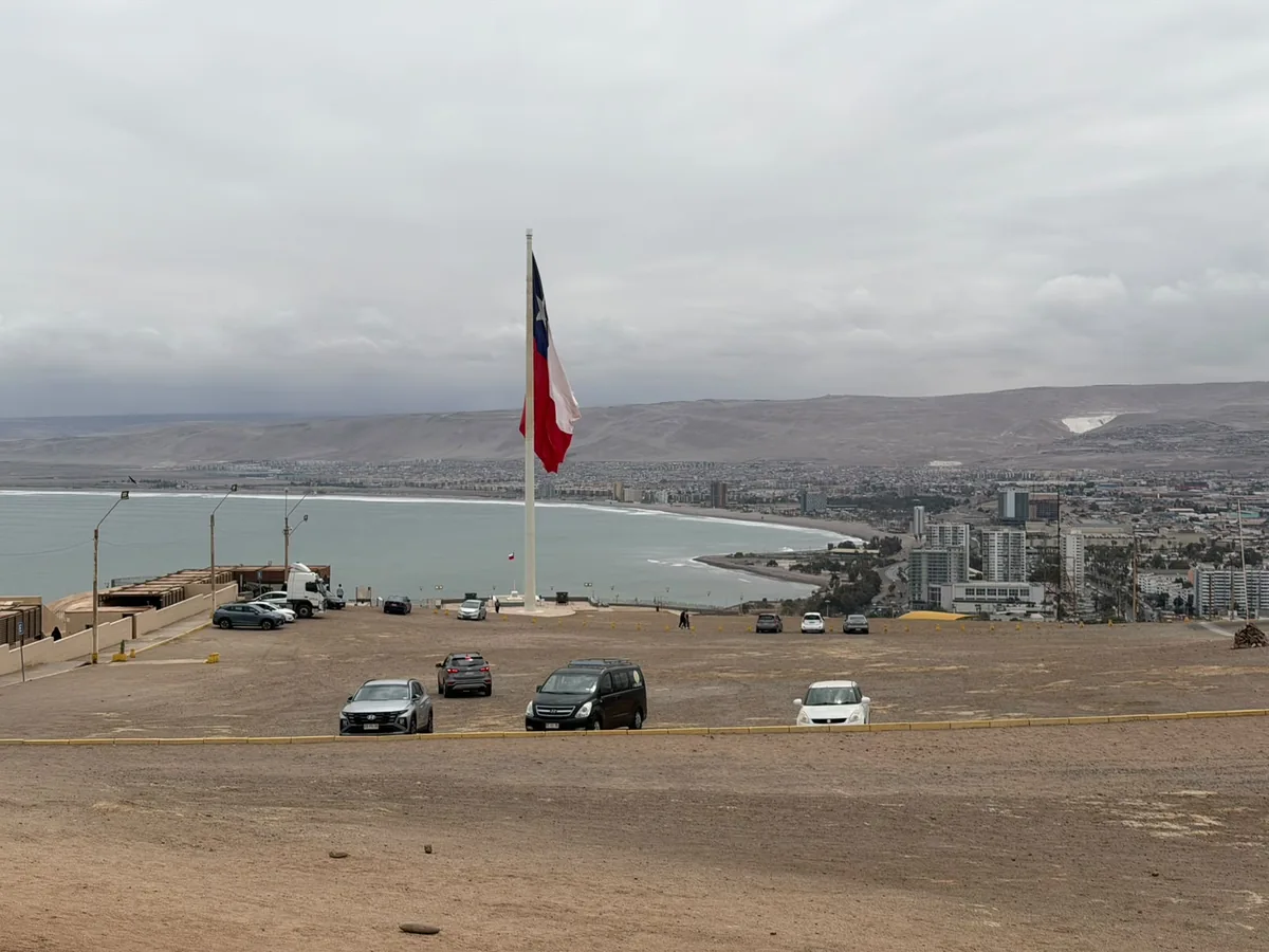 View over Arica and the Pacific coast from Morro de Arica