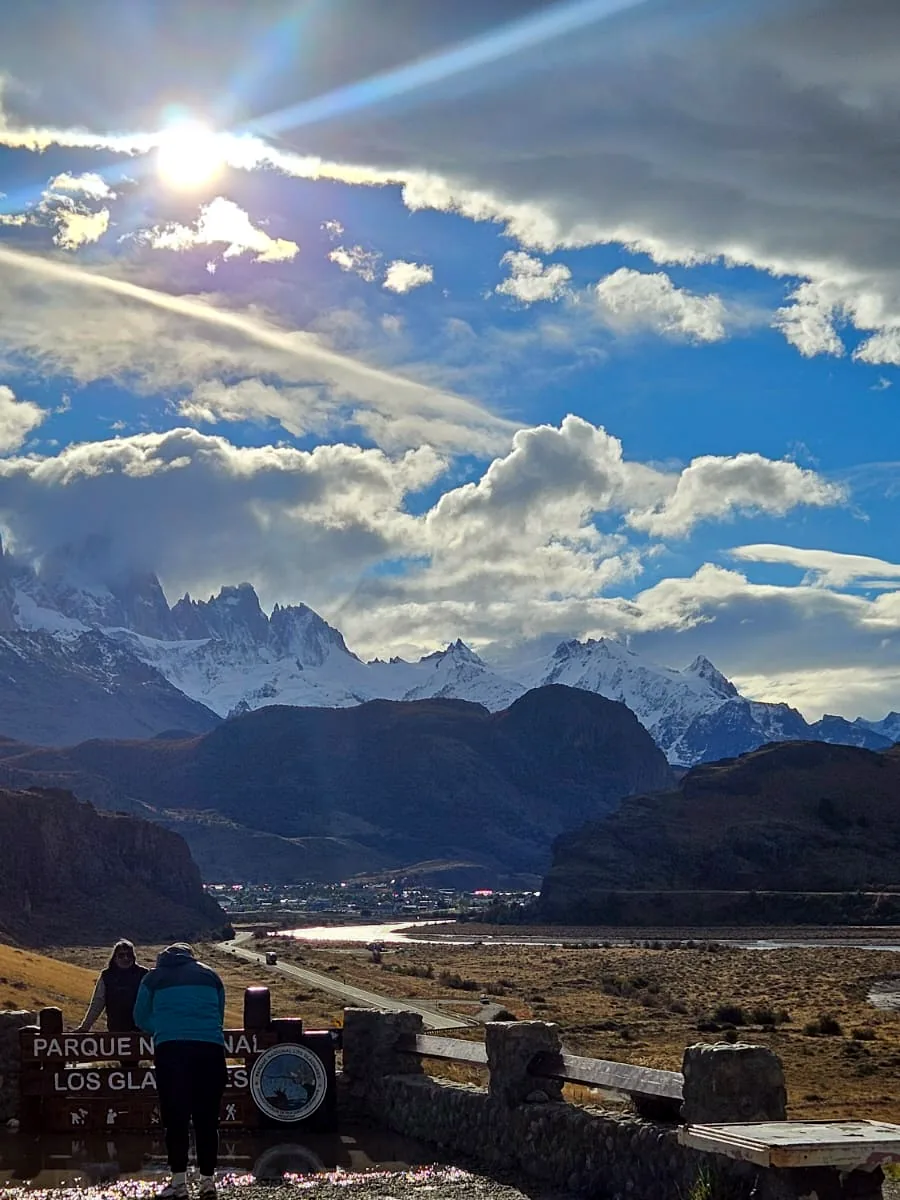 Los Glaciares National Park near El Chaltén on the private transfer from Torres del Paine